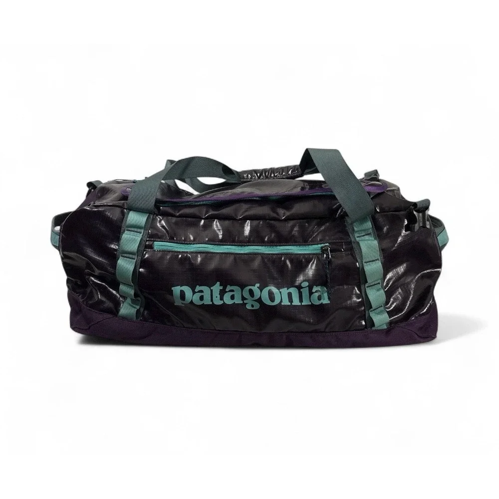 PATAGONIA BLACK HOLE 60L DUFFEL BAG PURPLE‎ GREEN